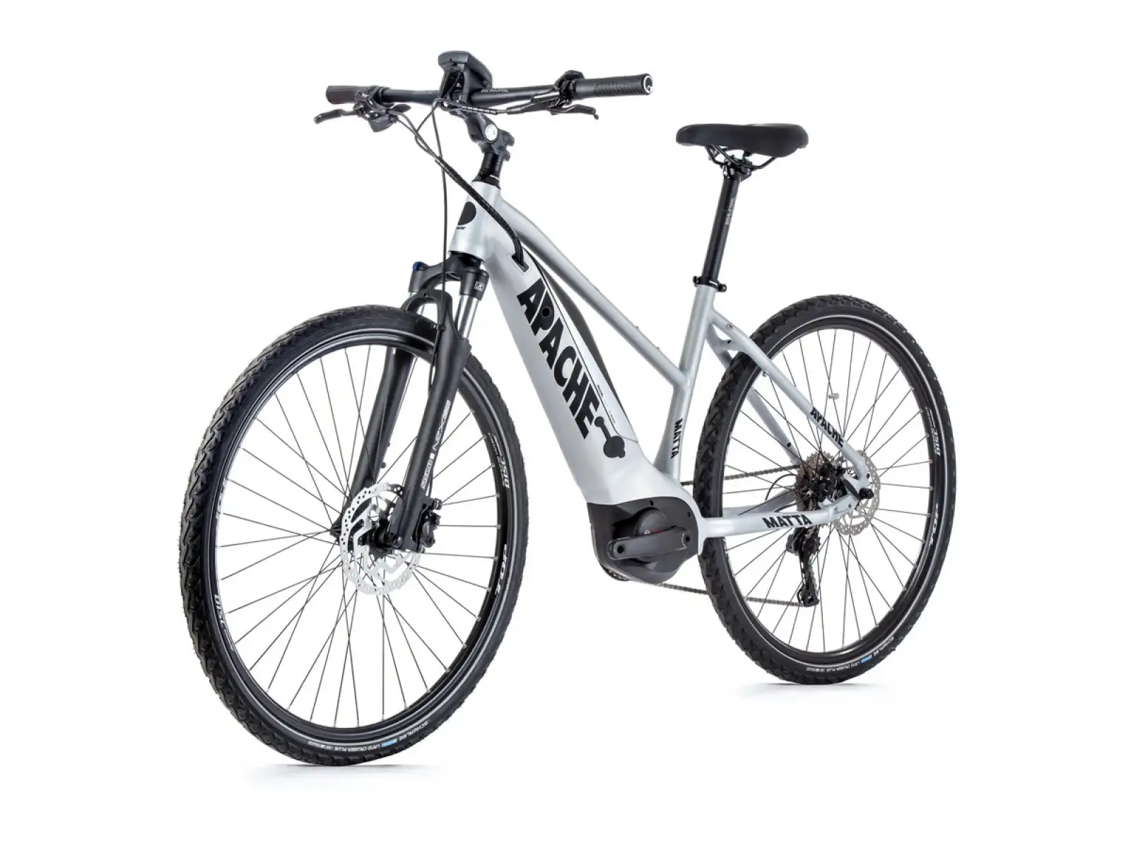 Apache Matta Bosch 3 Active Line 500 silver 2022 women's cross e-bike