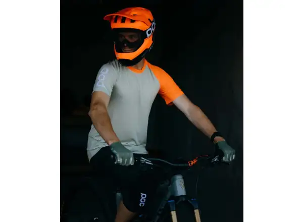 POC Otocon Race MIPS helmet Fluorescent Orange AVIP/Uranium Black Matt