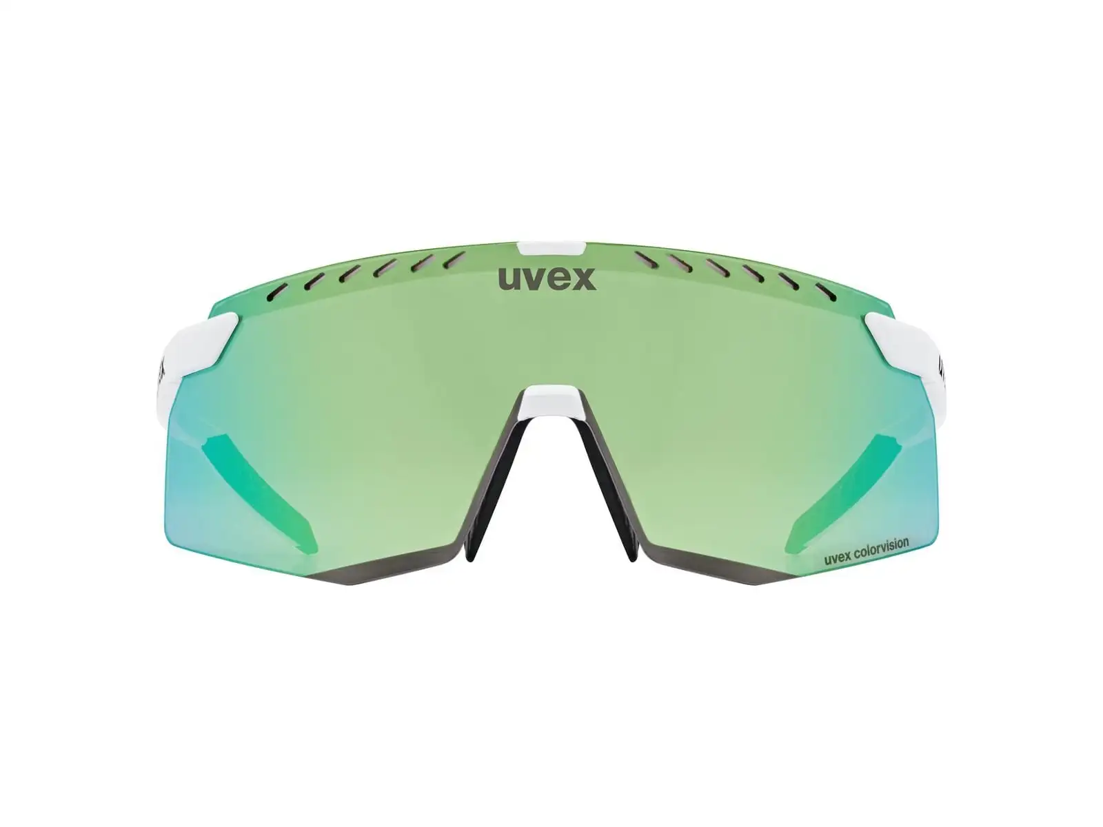 Uvex Pace Stage Colorvision goggles White Matt/Mirror Green