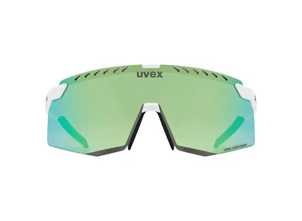 Uvex Pace Stage Colorvision goggles White Matt/Mirror Green