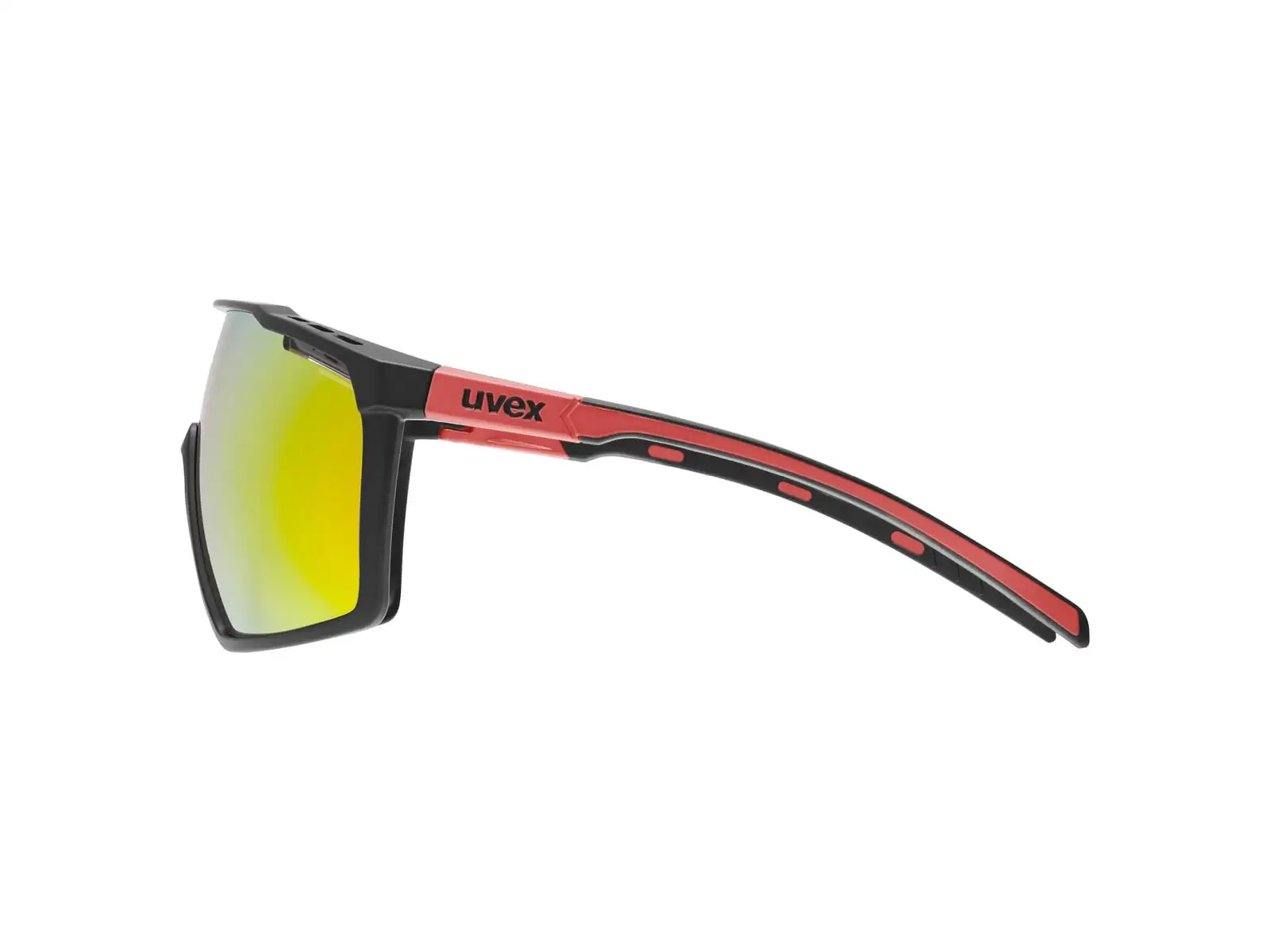 Uvex MTN Perform cycling glasses Black Red M/Mirror Red