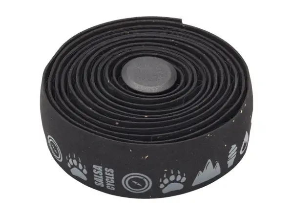 Salsa glyph gel cork bar tape wrap black