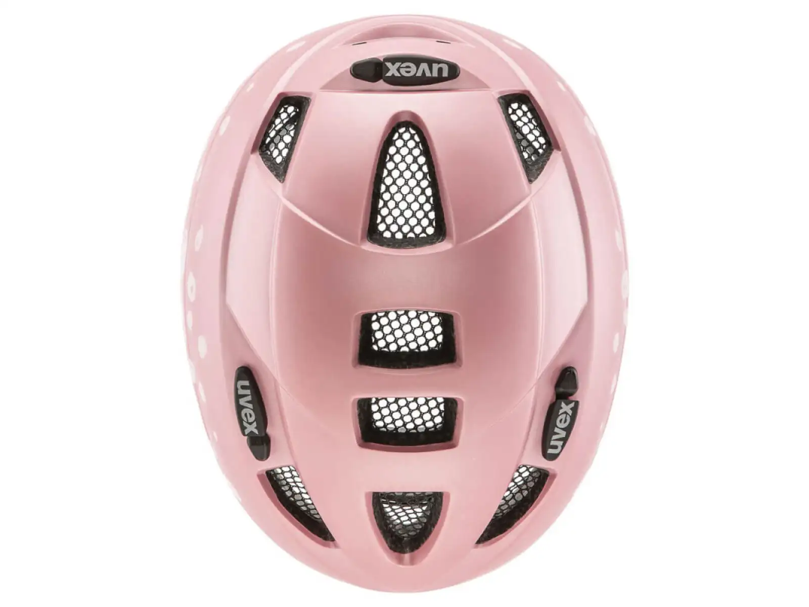 Uvex Kid 2 CC helmet Pink Polka Dots