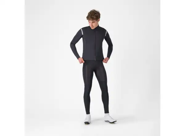 Castelli Perfetto RoS 3 Jacket men's jacket Light Black/Silver Reflex