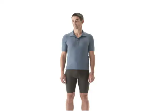 Mavic Allroad Polo men's jersey short sleeve Orion Blue SAMPLE
