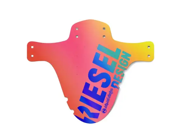 Rie:sel Design Schlamm:PE front mini mudguard flipflop red/gold