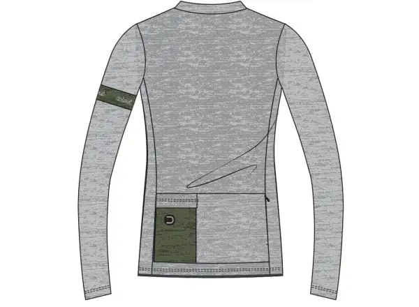 Dotout Glory women's jersey long sleeve Green/Melange Light Grey