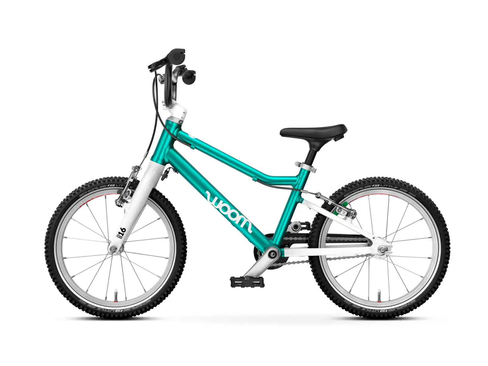 Woom GO 3 Automagic children's bike 16" Metallic Turquoise