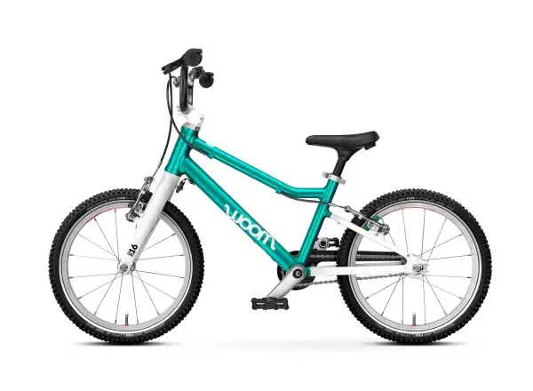 Woom GO 3 Automagic children's bike 16" Metallic Turquoise