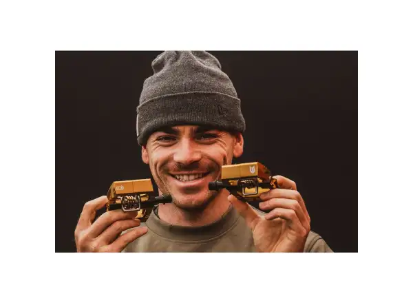 Crankbrothers Mallet DH Loic Bruni Signature Bronze Edition clipless pedals