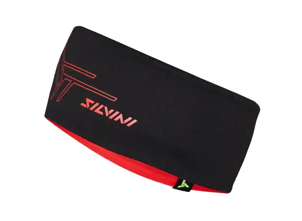 Silvini Trebbia unisex headband Red/Black
