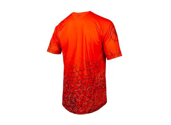 Endura SingleTrack Print Tee LTD men's jersey short sleeve Paprika