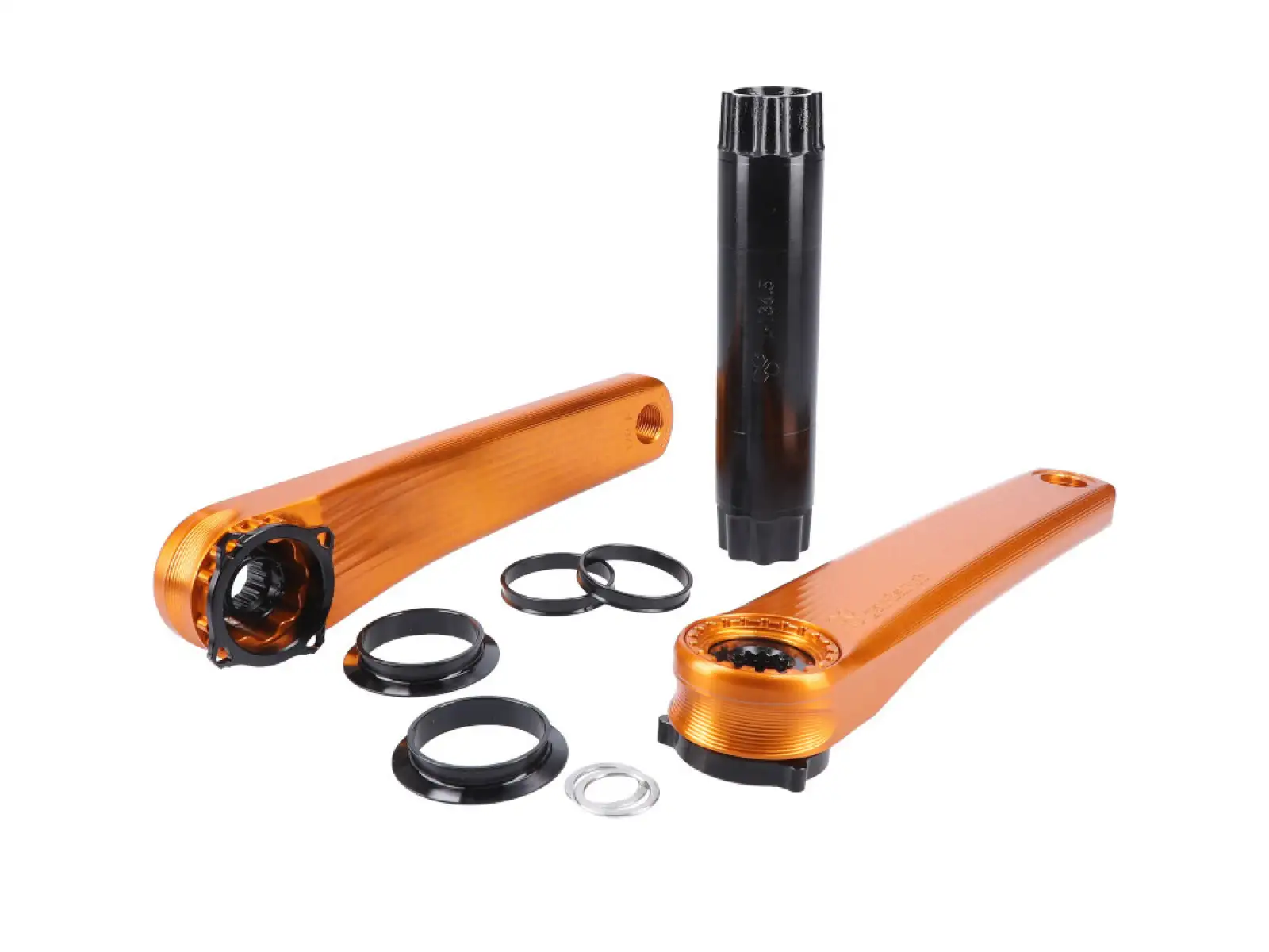 Garbaruk XC cranks orange/black