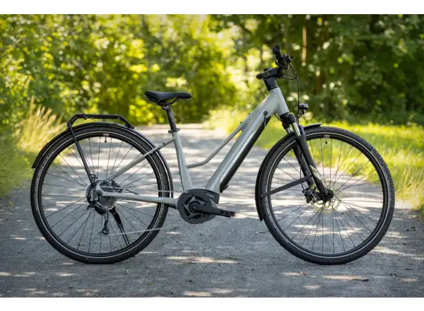 Superior eXR 6050 BL trekking e-bike Gloss Gray/Chrome Silver