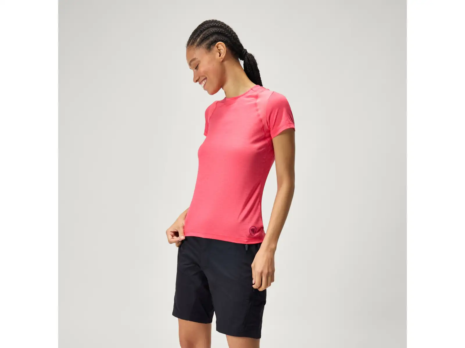 Endura SingleTrack women's jersey short sleeve Punch Pink