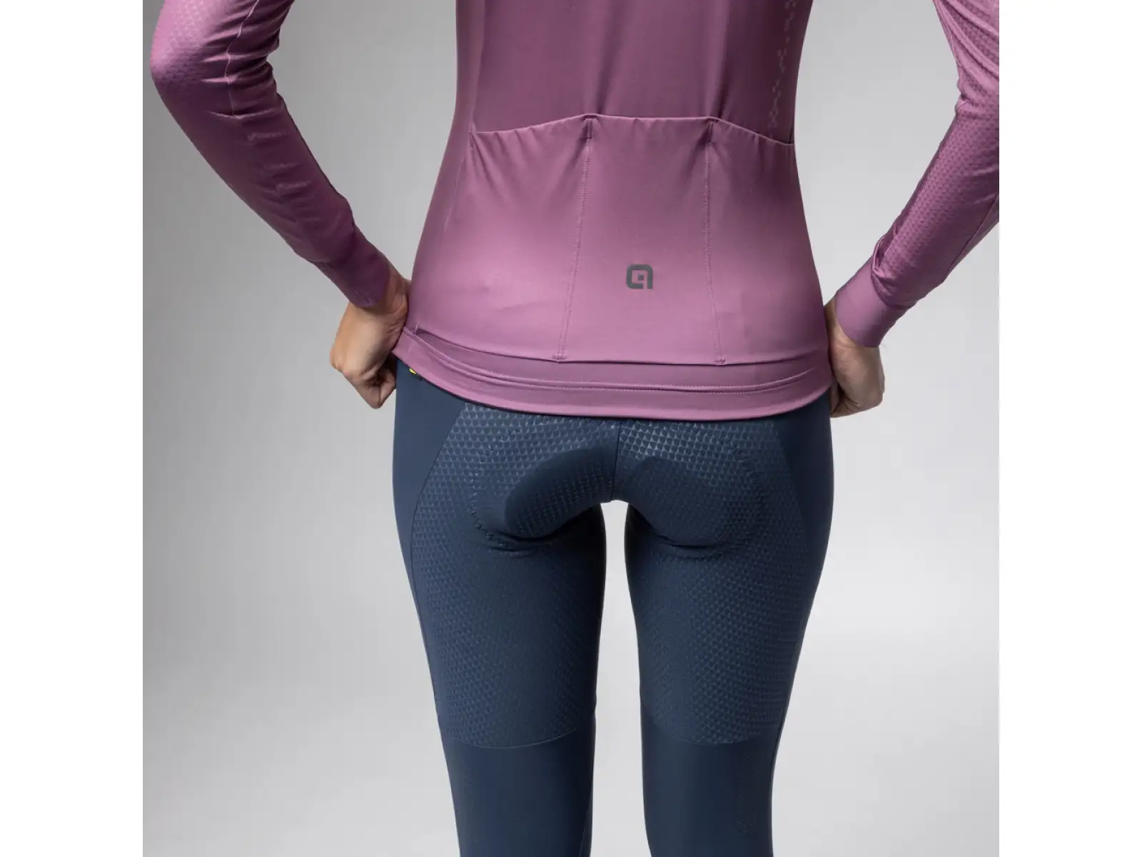 Alé PR-E Follow Me women's insulated jersey long sleeve Mauve