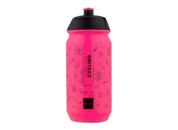 Force Play cycling bottle 500 ml pink/black
