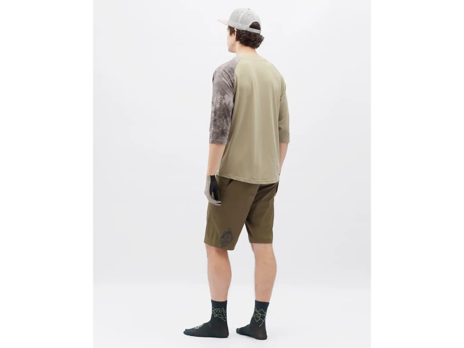 Silvini Brunello men's jersey 3/4 sleeve Cream/Brown