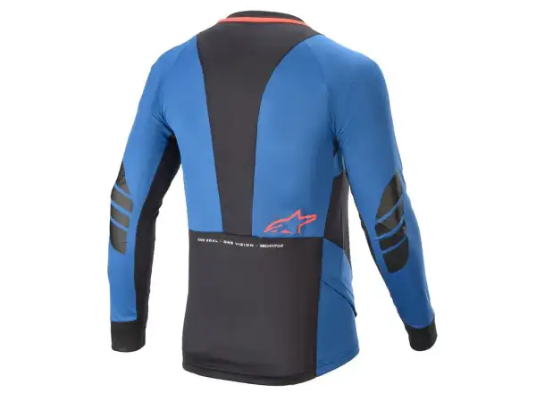 Alpinestars Drop 8.0 men's jersey long sleeve Mid Blue/Bright Red