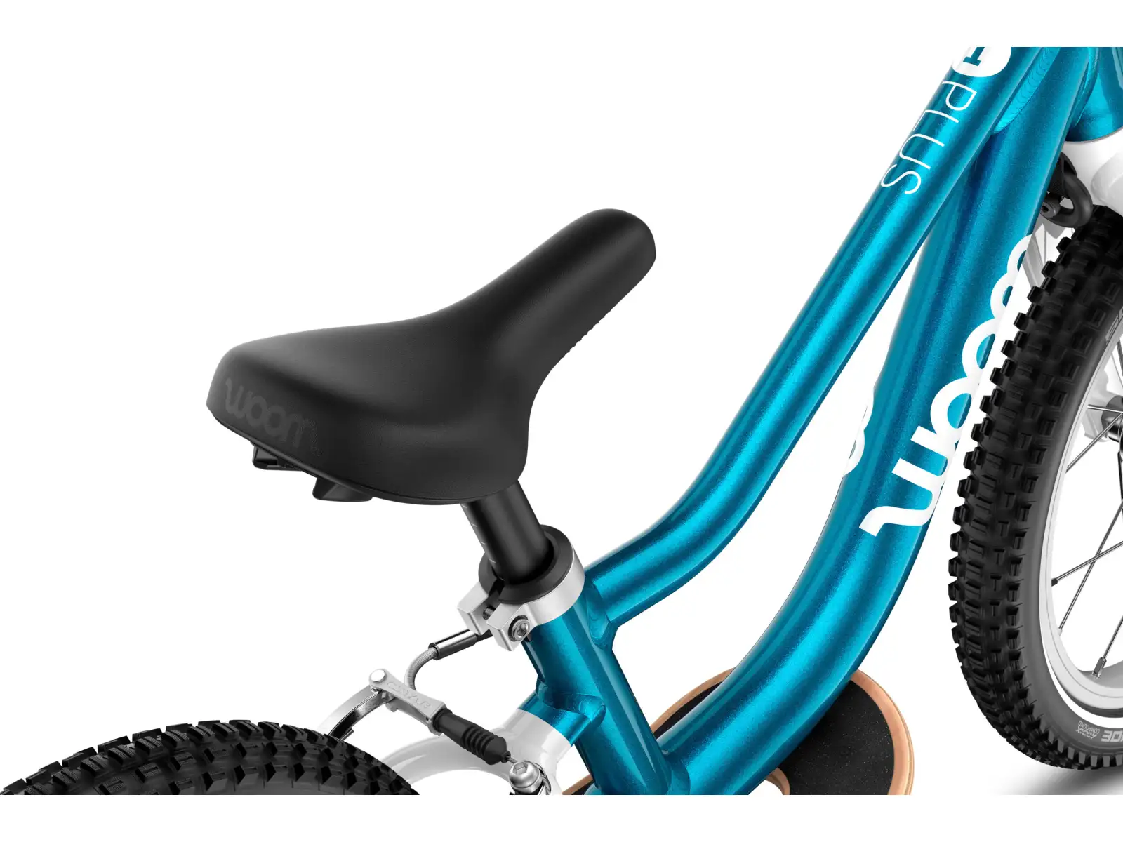 Woom GO 1 Plus children's balance bike 14" Metallic Blue
