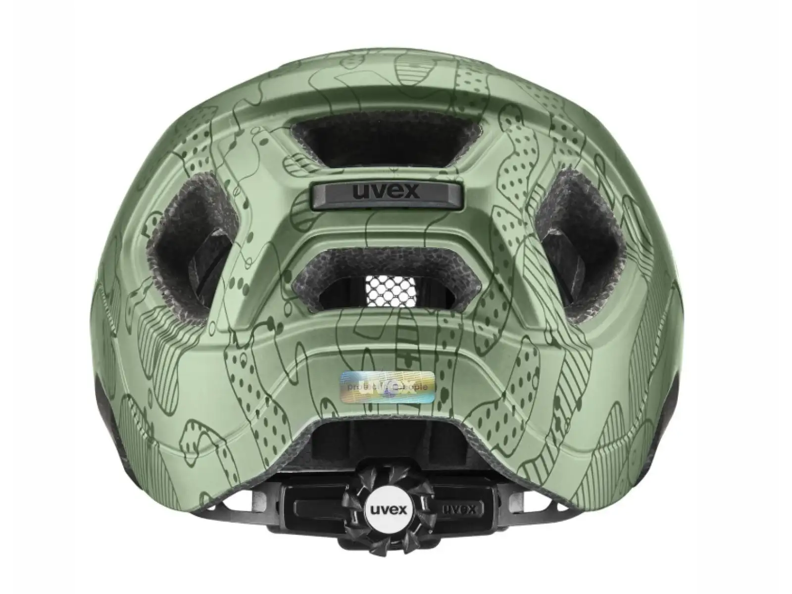 Uvex React Jr. children's helmet Moss Green/Altim Matt