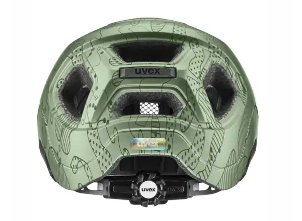 Uvex React Jr. children's helmet Moss Green/Altim Matt