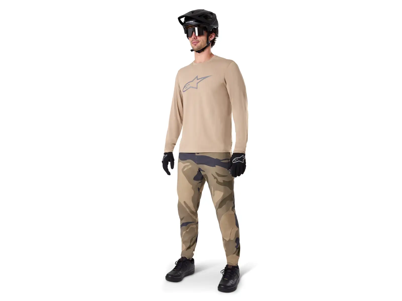 Alpinestars A-Dura Astar men's jersey long sleeve Light Brown