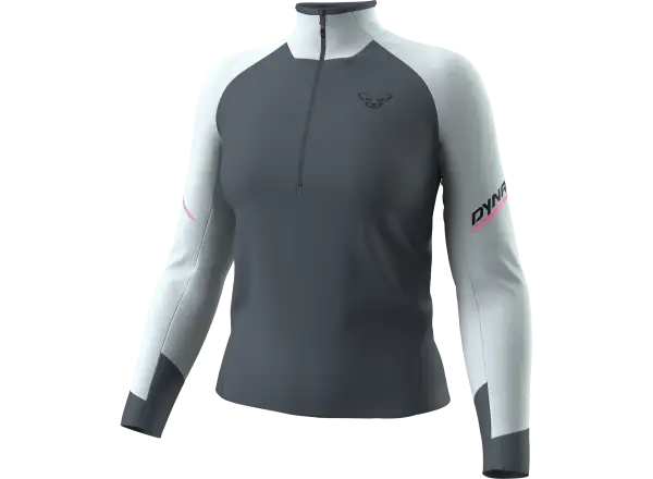 Dynafit Alpine 1/2 Zip Women's Long Sleeve Shirt Cloud Blue