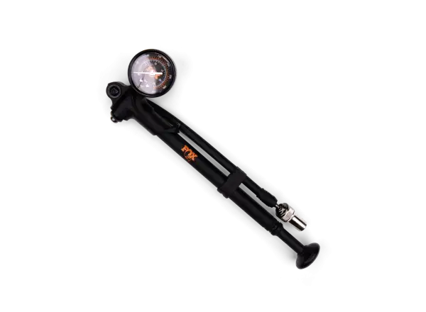 Fox pump for forks and shocks with a long rotating head