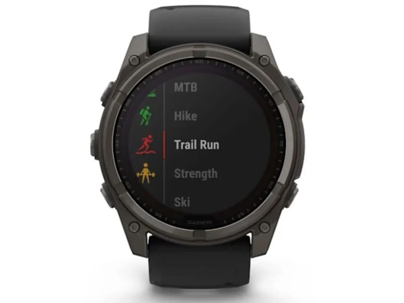 Garmin fenix 8 - 51 mm Solar Sapphire smart watch Carbon DLC Titanium Black/Pebble Gray