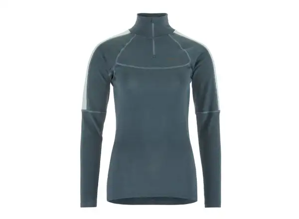 Craft ADV Wool Merino women's long sleeve zip top blue