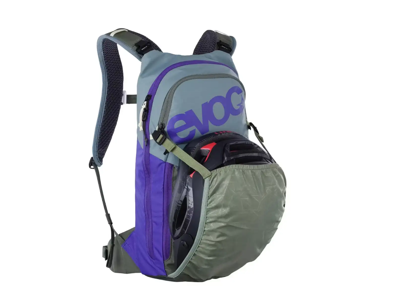 Evoc Stage 6 l backpack Steel/Violet/Dark Olive