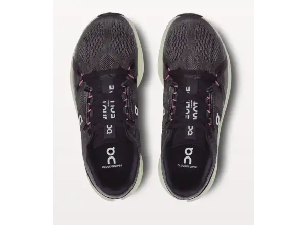 On Cloudeclipse Running Shoes Women Rock/Lima