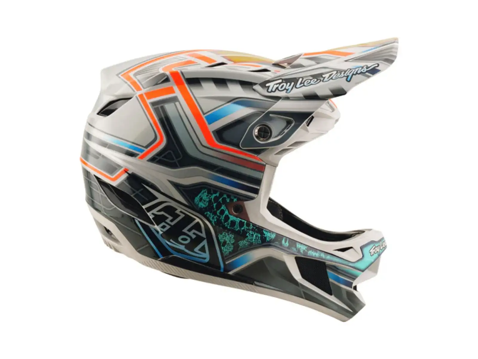 Troy Lee Designs D4 Composite helmet Lowrider Gray