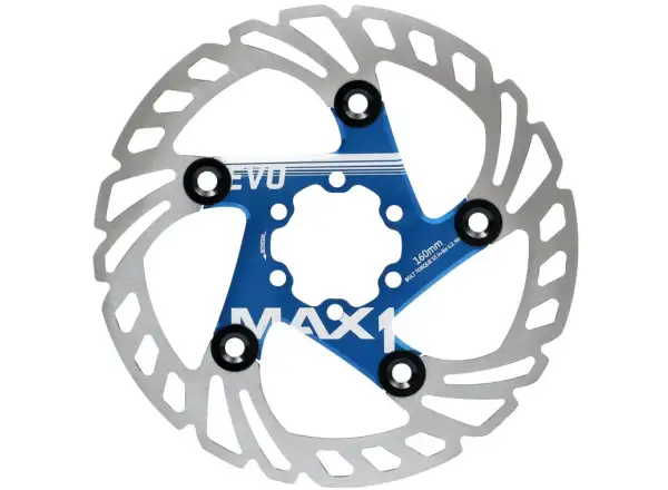 MAX1 Evo brake disc 160 mm blue