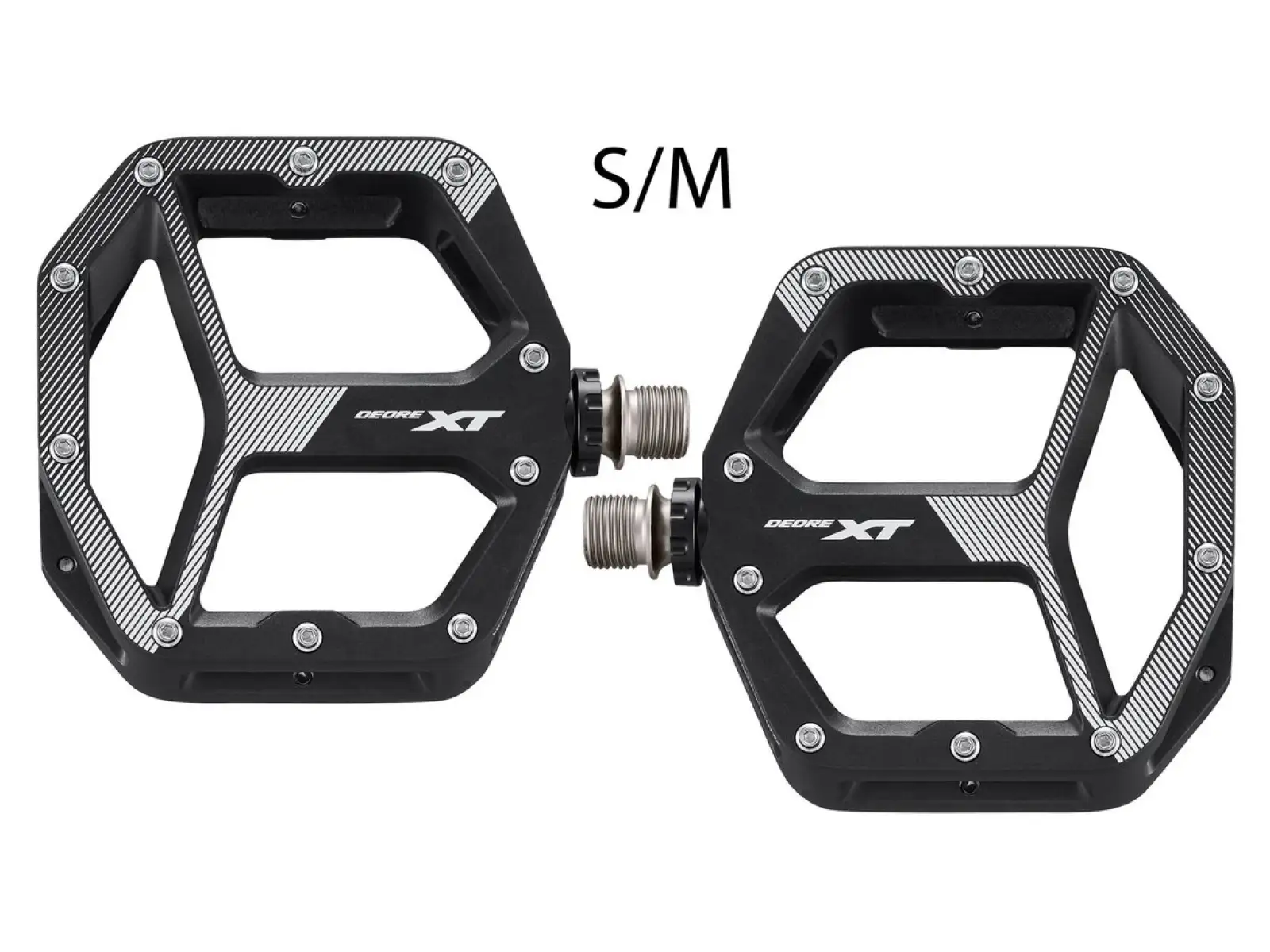 Shimano Deore XT PD-M8140 Flat pedals without reflectors