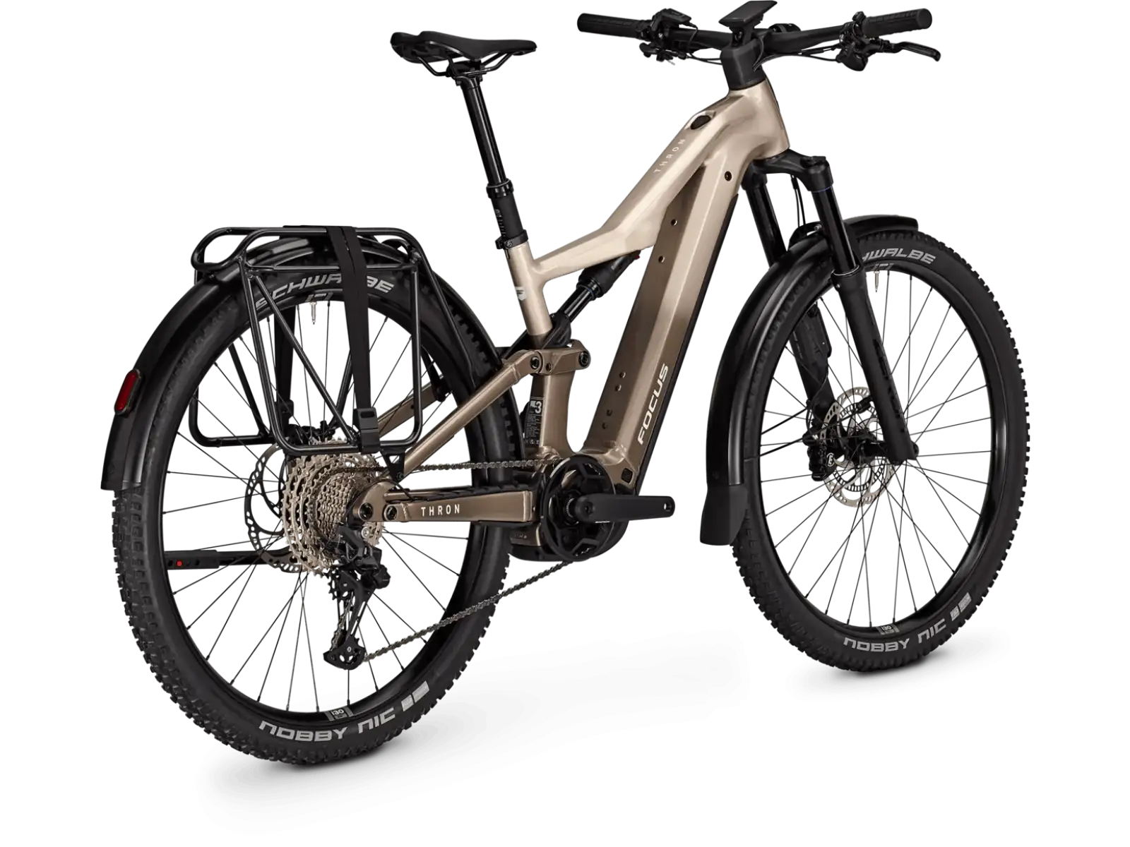 Focus THRON 8 EQP 800Wh full-suspension e-bike Adamantsilver / Crystalgrey