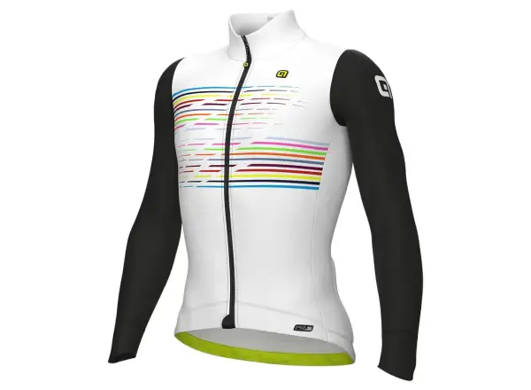 Alé PR-S Logo men's insulated long sleeve jersey Bianco/White