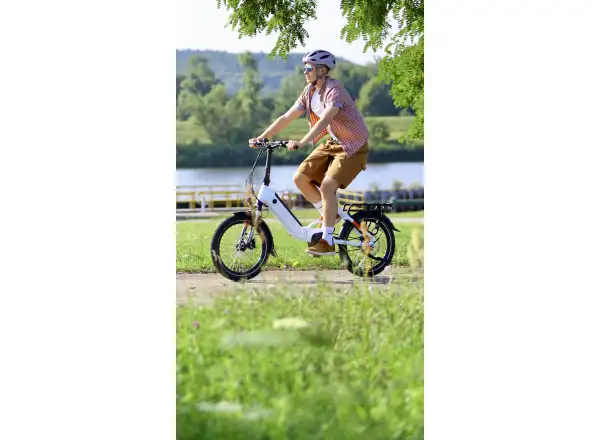 Ecobike Rhino Cruise 630 Wh Arctic White folding electric bike