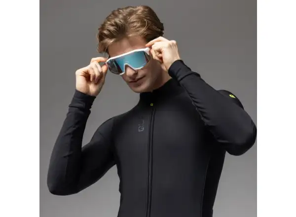 Alé Pragma Fondo 3.0 men's insulated jersey long sleeve Black