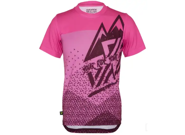 Silvini Denni kids jersey Plum/Pink