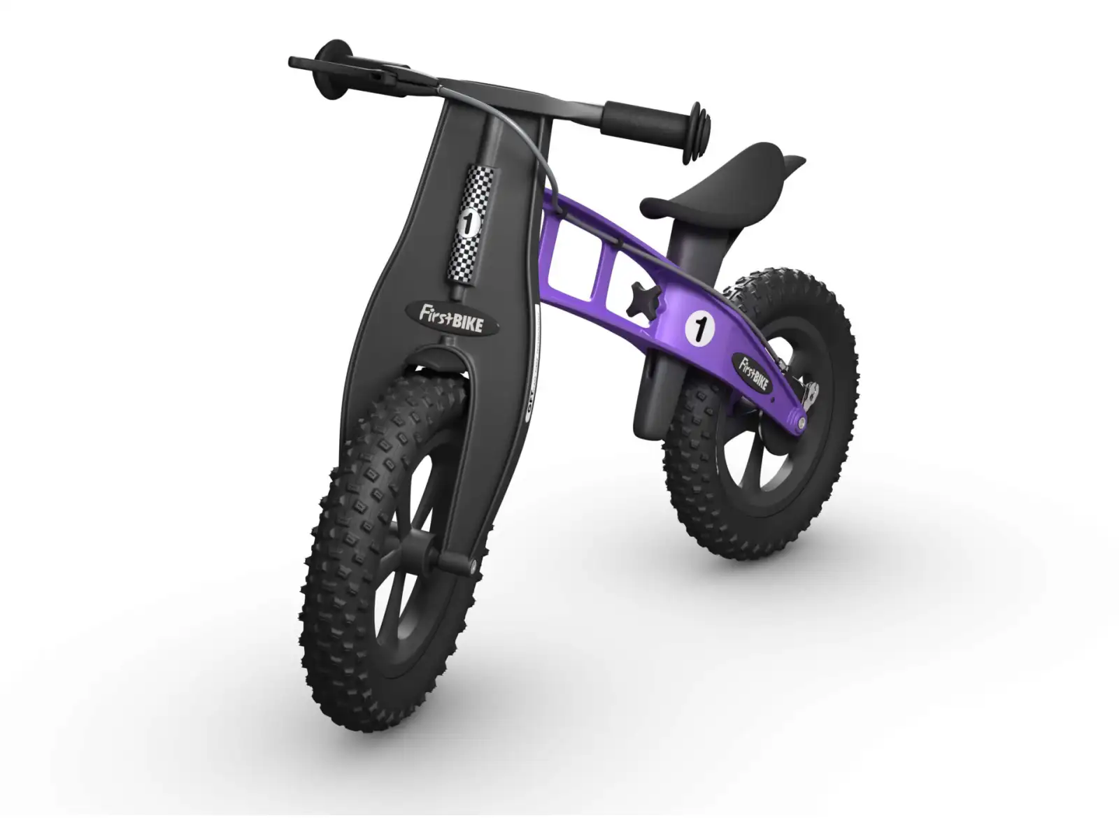 First Bike FAT children's balance bike Violet