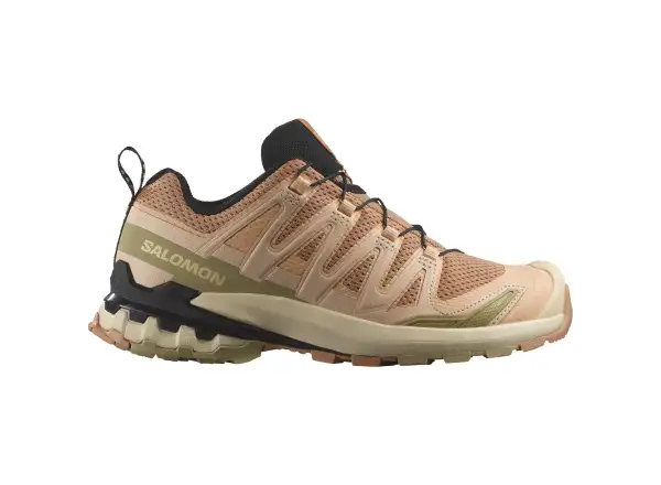 Salomon XA PRO 3D V9 women's running shoes Cork/Peach Fuzz/Sponge