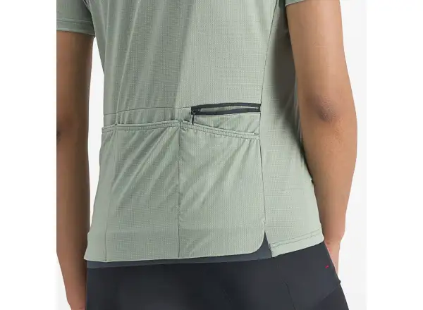 Castelli Unlimited Sentiero 2 women's jersey short sleeve Defender Green