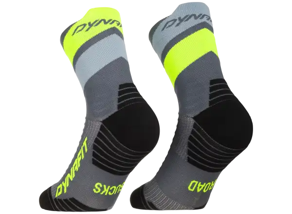 Dynafit Ultra Mid running socks Cinder/Ultra Yellow