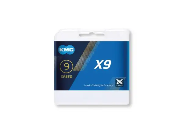 KMC chain X9 silver/grey 114 links