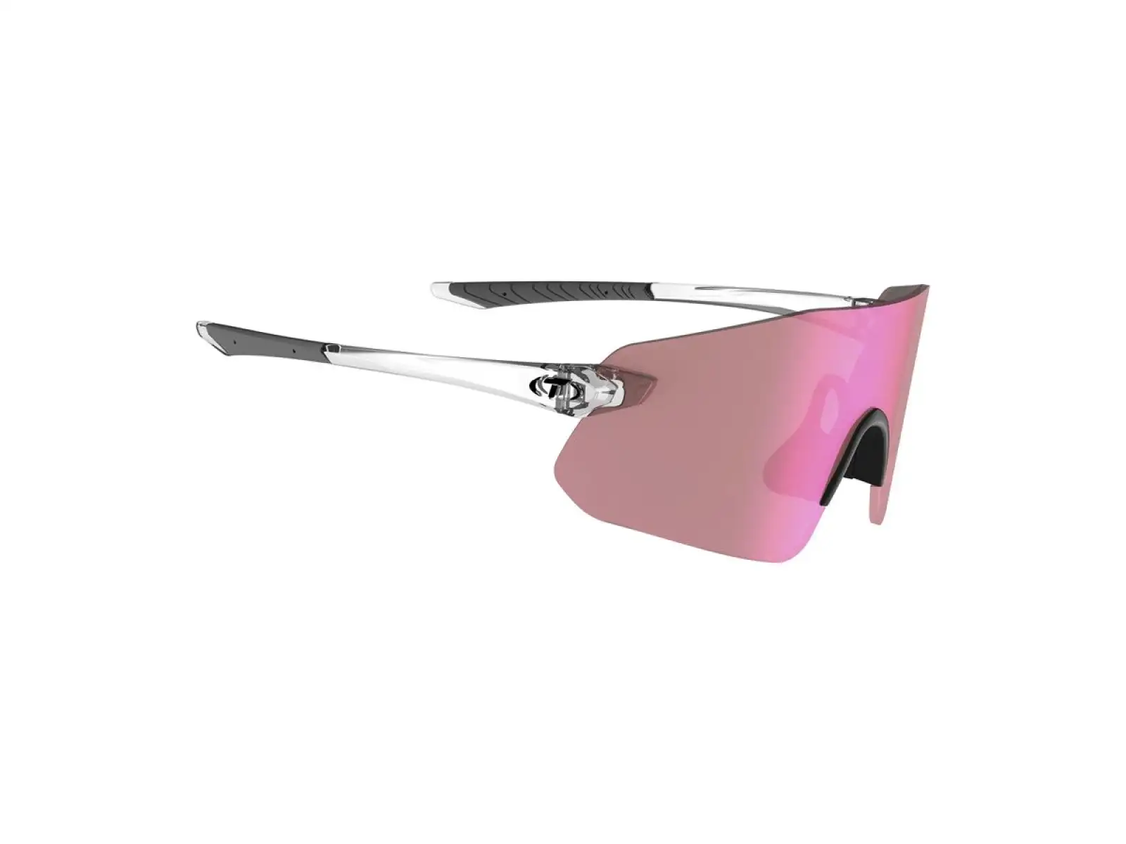 Tifosi Vogel SL sports glasses Crystal Clear/Pink Mirror