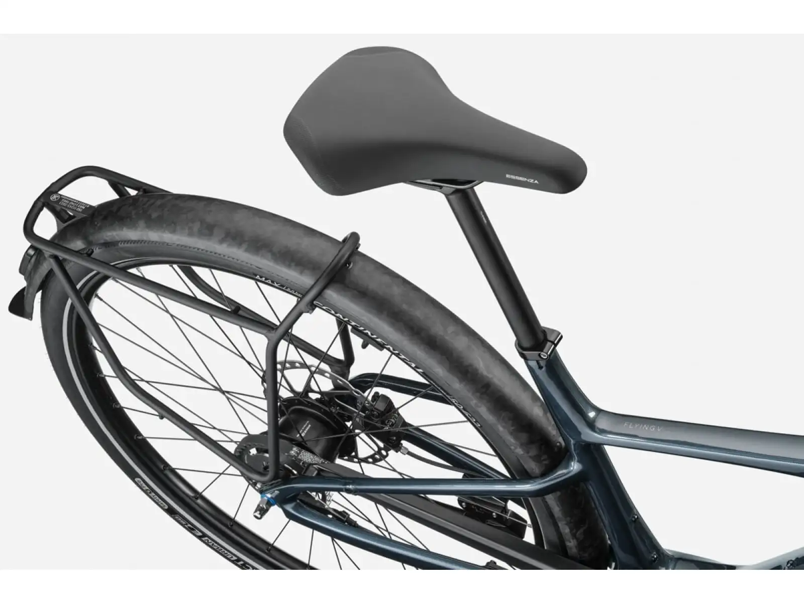Cannondale FlyingV 2 Tungsten blue city lightweight e-bike