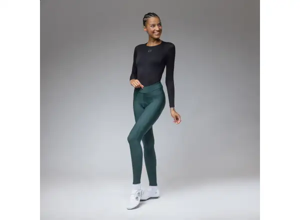 Alé Pragma Winter women's winter cycling pants Bottle Green