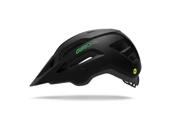 Giro Fixture II MIPS Youth children's helmet Mat Black/Vivid Green